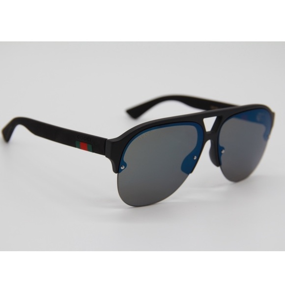 NEW GUCCI AVIATOR SUNGLASSES GUCCI GG0170S 002 MEN’S EYEWEAR GUCCI - Picture 7 of 11